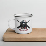 Gun Drummer Enamel Mug