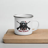 Gun Drummer Enamel Mug