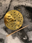 Bullet Riddled Cymbal and Drumstick Combo