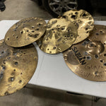 Bullet Riddled Cymbal and Drumstick Combo